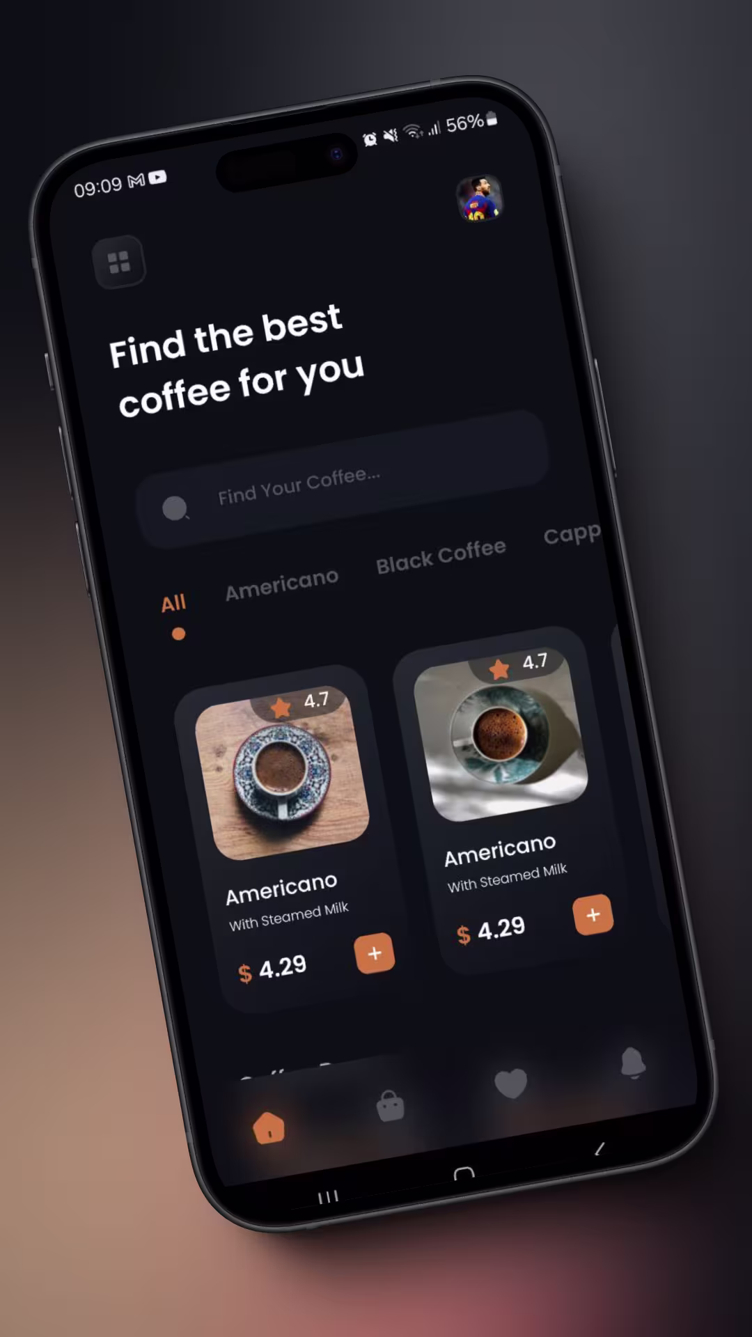 Coffee App | Diego Teileche - Diego Tech